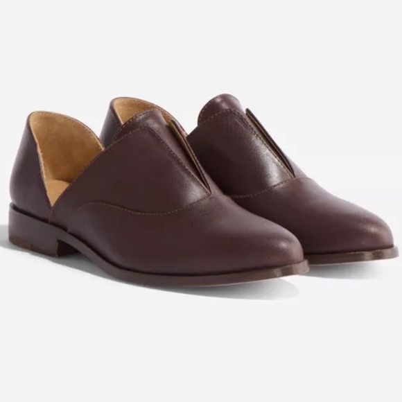 Nisolo Shoes - Nisolo Emma d’Orsay Oxford Leather Wine Size 7